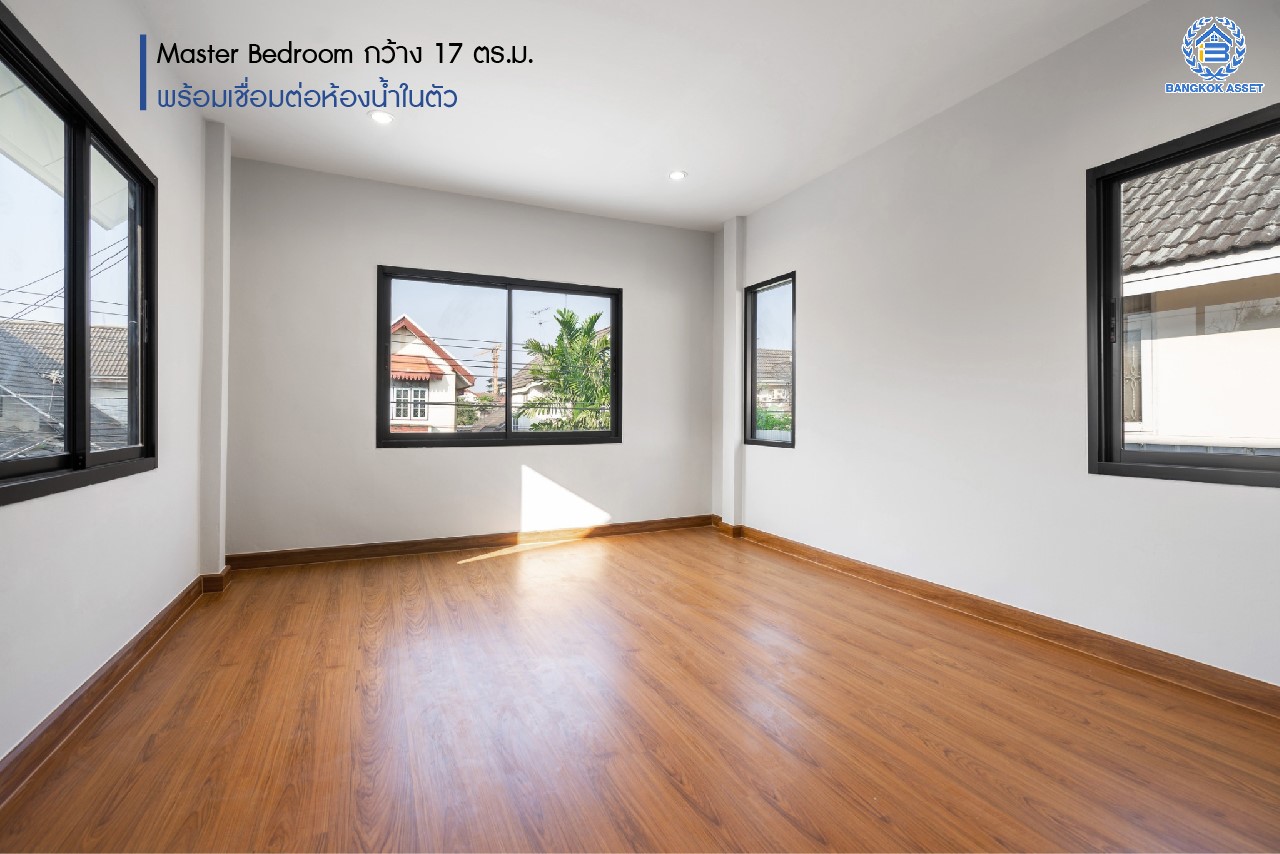 บ้านมือสองตกแต่งใหม่ ทำเลใจกลางเมือง ม.บ้านประชาชื่น ประชาชื่น-สามัคคี เนื้อที่ 60 ตร.ว. ฟังก์ชัน 3 ห้องนอน 2 ห้องน้ำ 2 ที่จอดรถ บนทำเลเดินทางสะดวก เชื่อมต่อหลายเส้นทาง ใกล้เดอะมอลล์งามวงศ์วาน เซ็นทรัลแจ้งวัฒนะ ทางด่วน และรถไฟฟ้า (สายสีชมพู)